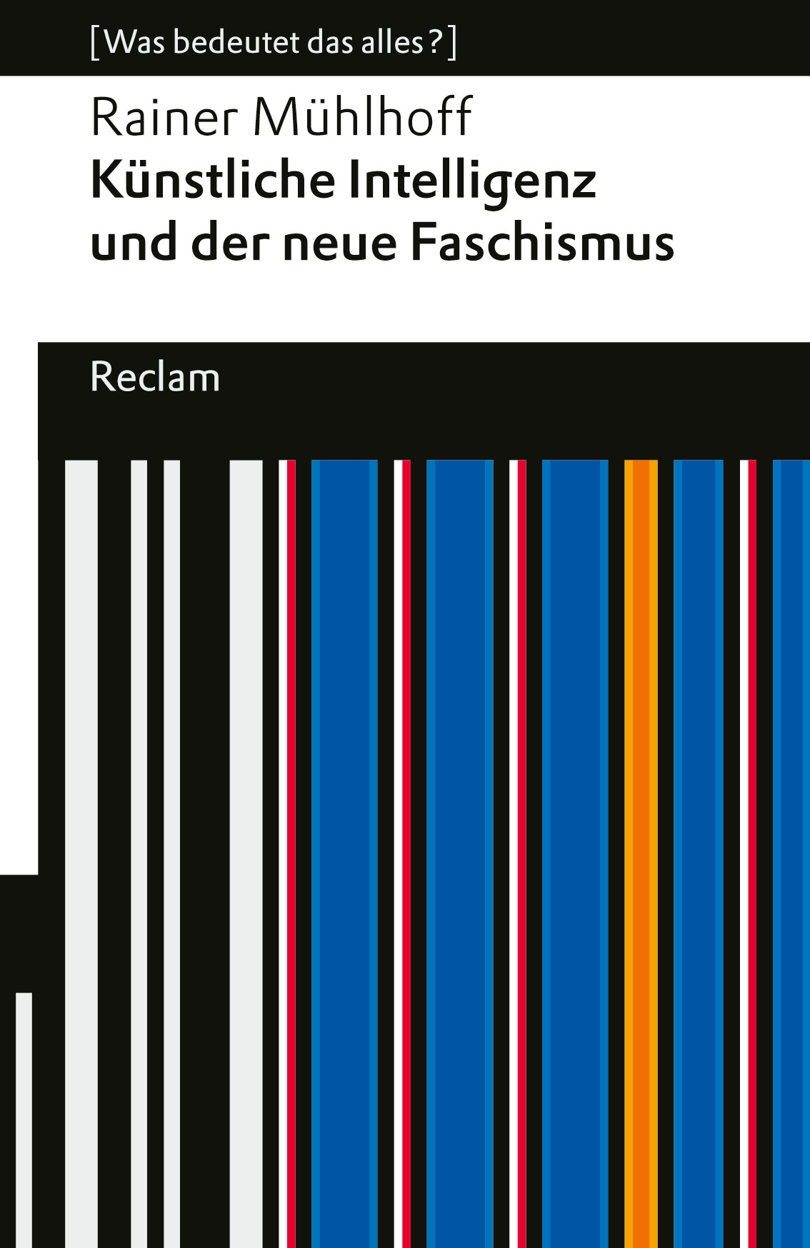 Rainer Mühlhoffs Buchcover von Reclam