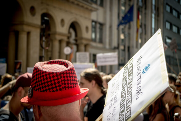 Landesverrat-Demo im August 2015