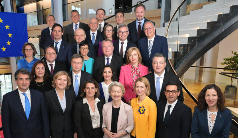 Die EU-Kommission mit ihren 27 Mitgliedern.