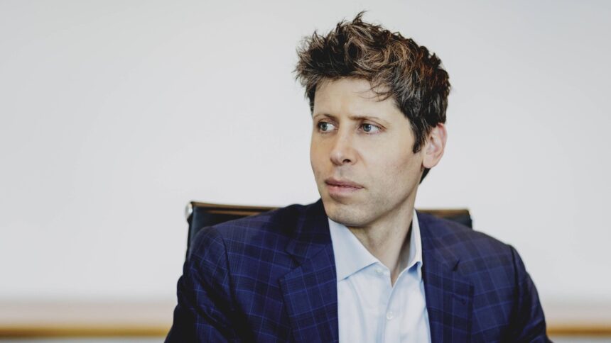 Sam Altman im blauen Sakko
