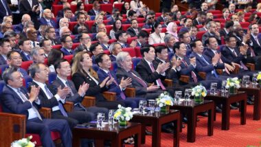UN-Generalsekretär António Guterres auf der Zeremonie in Hanoi.