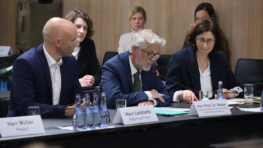 Tobias Keber in der Petitionsausschuss-Anhörung