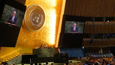 Digitalminister Karsten Wildberger spricht vor der UN-Vollversammlung