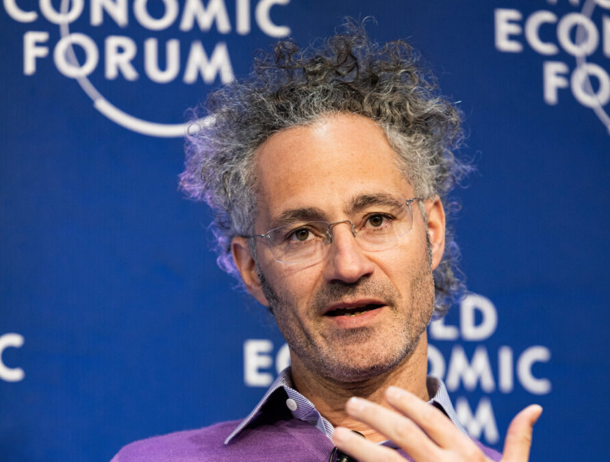 CEO von Palantir, Alex Karp, in Davos 2022.
