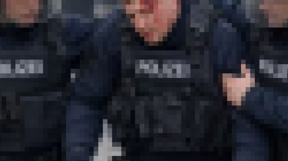 Verpixeltes Bild der Polizeigewerkschaft