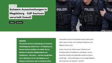 Screenshot der Webseite