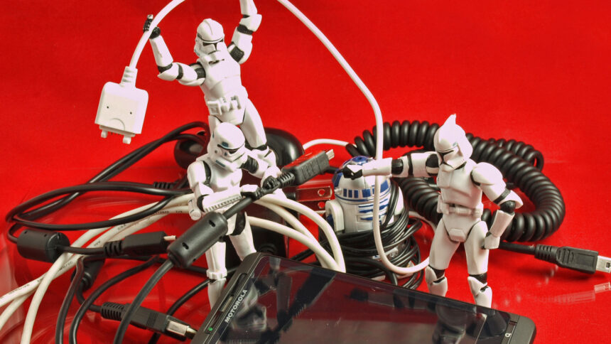 Symbolbild Vorratsdatenspeicherung in Anlehnung an die Star-Wars-Saga