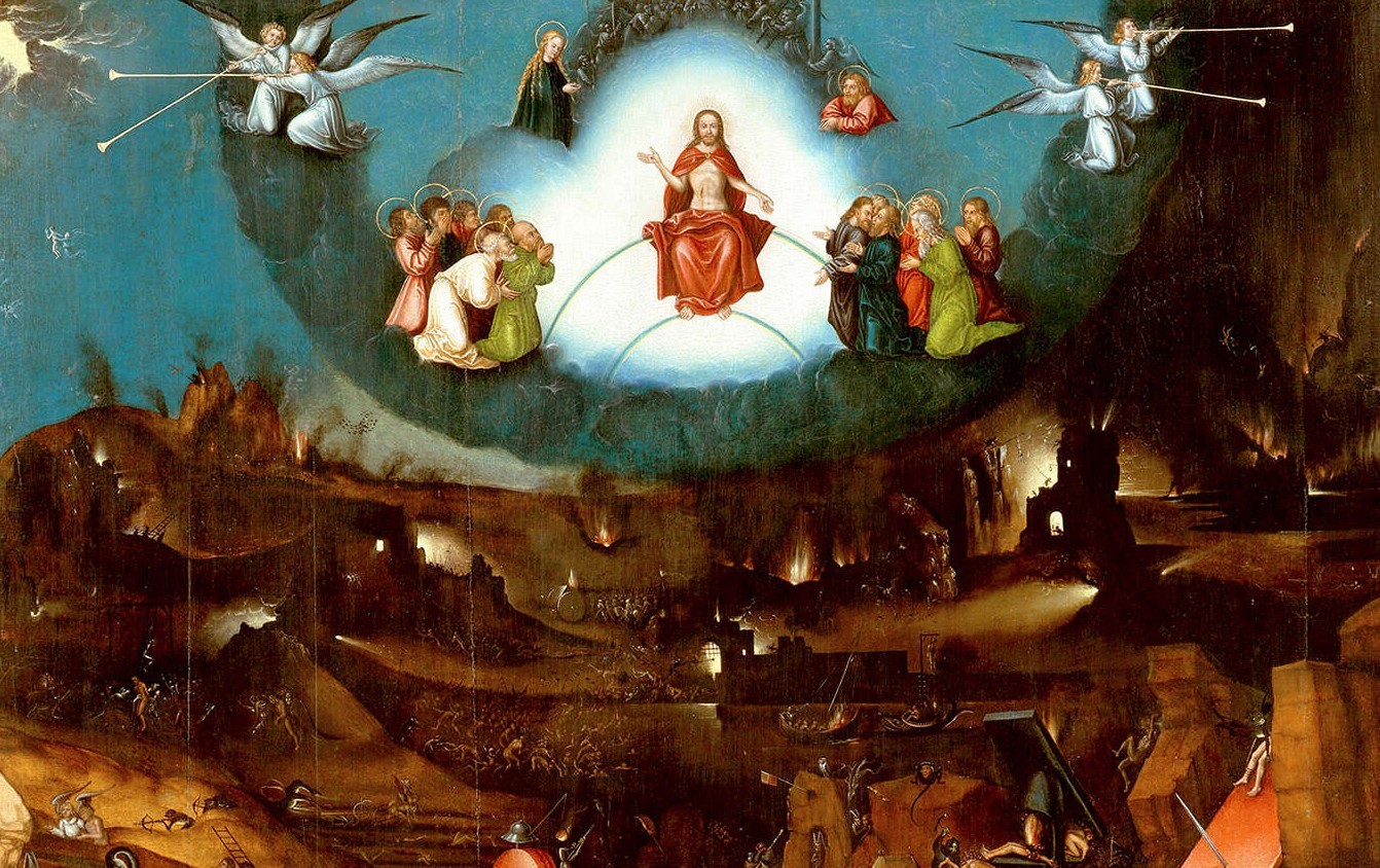 Ein Ausschnitt des Weltgerichtstriptychon von Hieronymus Bosch