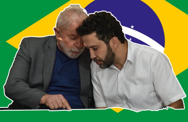 Lula mit Janones auf einem Archivbild