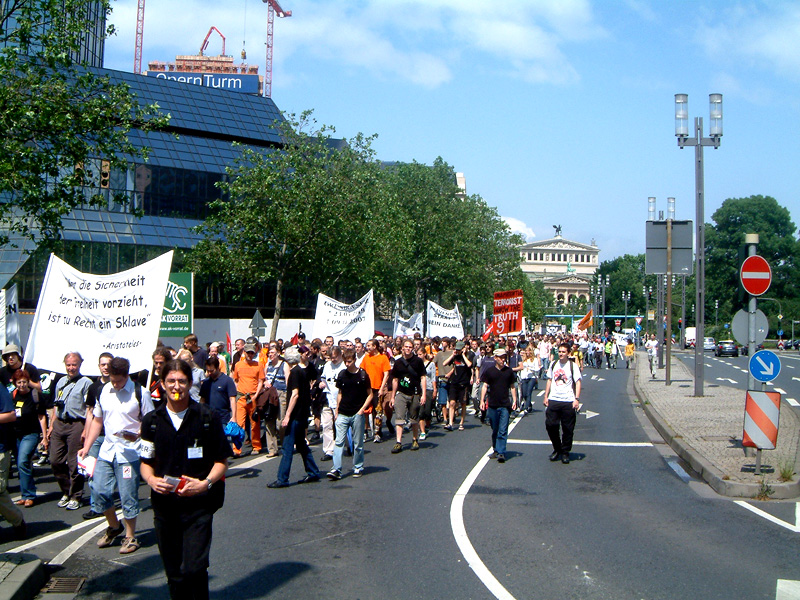 Demo in Frankfurt a.M.