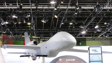 Der frühere "Talarion" von EADS (Modell) war der erste Versuch, eine "europäische Drohne" auf den Weg zu bringen.