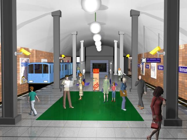 Möglicherweise Vorbild: Projekt "Automatisierte Detektion interventionsbedürftiger Situationen durch Klassifizierung visueller Muster" zur freiwilligen Überwachung in bestimmten Zonen.