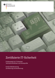 BSI: Zertifizierte-IT-Sicherheit.
