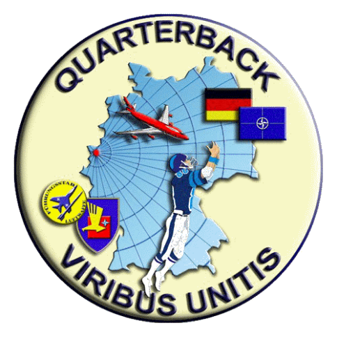 Das Wappen des zivil-militärischen "Nationalen Lage- und Führungszentrums für Sicherheit im Luftraum" im Niederrheinischen. Dort wusste man zuerst von den möglicherweise ursächlichen NATO-Manövern.