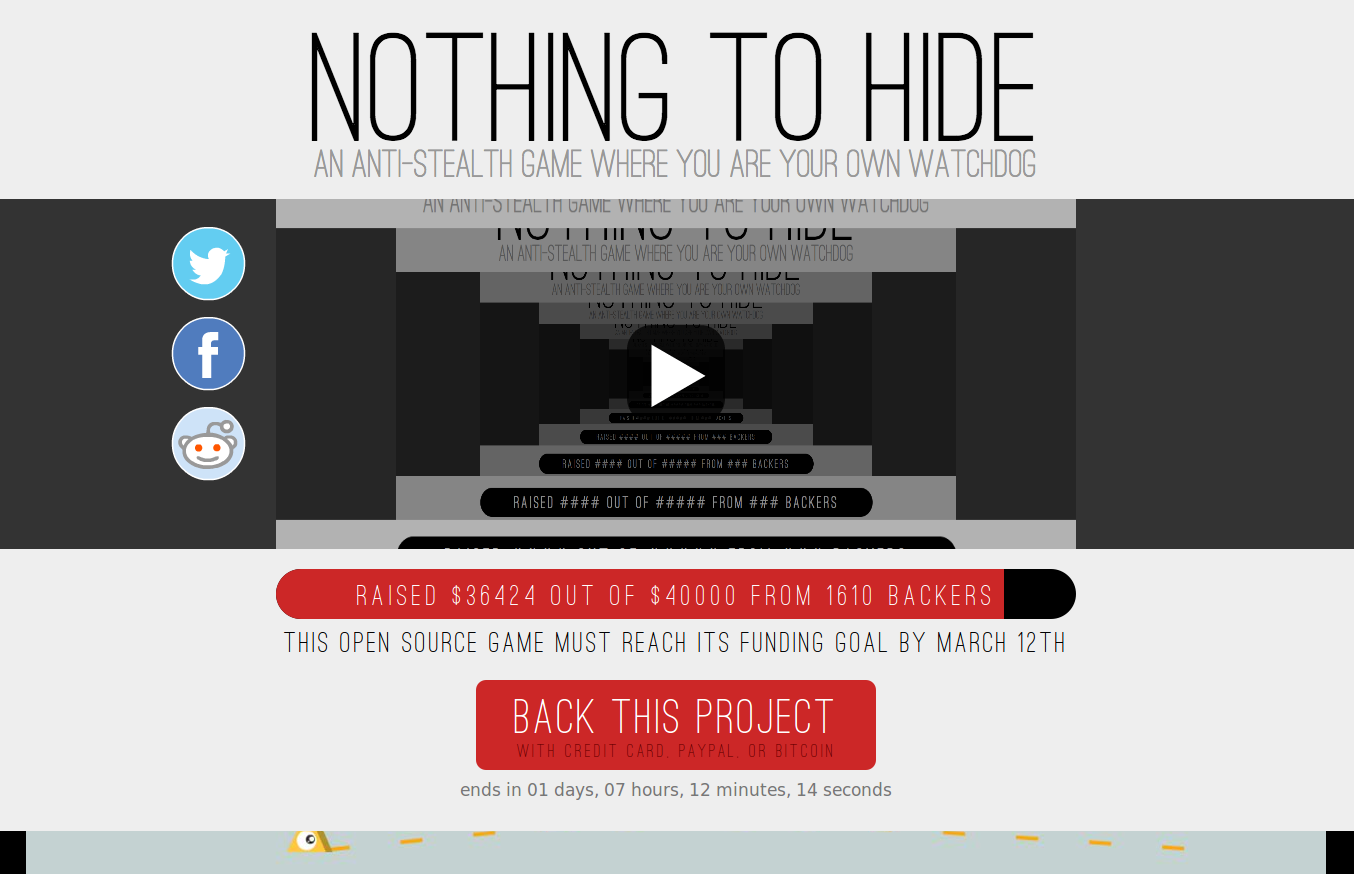 Nothing To Hide: an anti-stealth game where you are your own watchdog. 2014-03-11 16-47-59