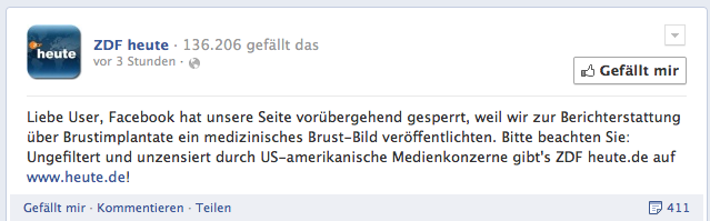 ZDF heute - Liebe User, Facebook hat unsere Seite vorübergehend... 2013-12-13 10-49-18
