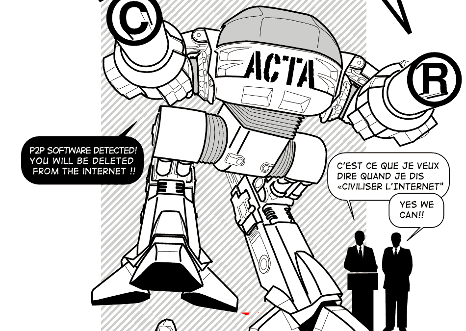 Infografik gegen ACTA