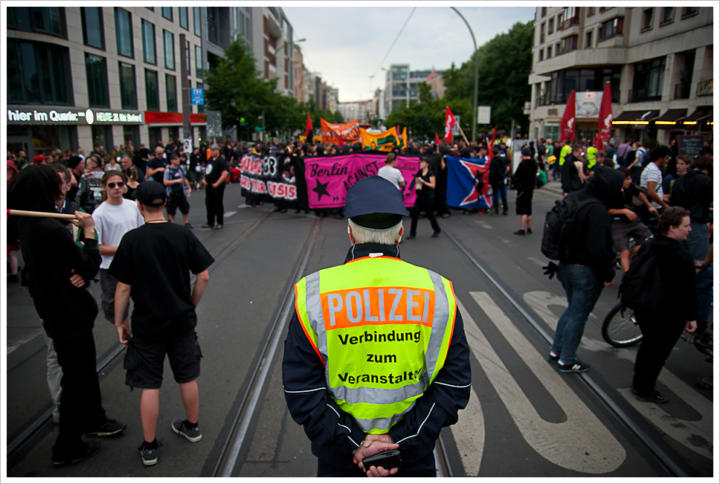 Demonstration gegen G8-Gipfel in Berlin. (Bild: Montecruzfoto)