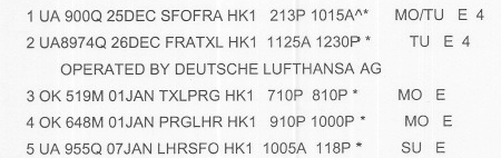 Diesen Datensatz bekommen US-Behörden bei ankommenden europäischen Flügen zu Fluggastdaten angezeigt.