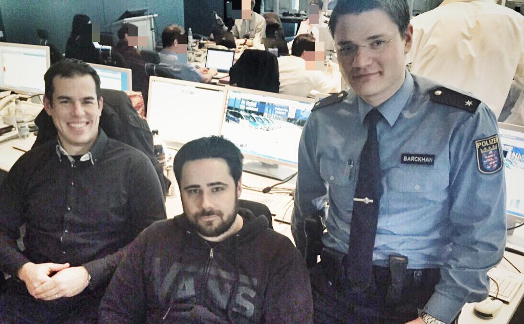 Das "Social Media Team" der Frankfurter Polizei.