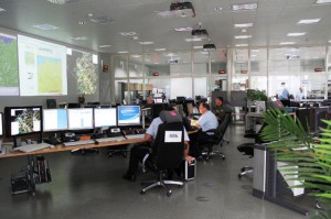 Das "Lagezentrum" in Uedem ist Selbstauskunft "einer der modernsten Gefechtsstände in Deutschland".