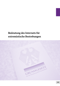 Das Internet hat ein eigenes Kapitel im aktuellen Verfassungsschutzbericht.