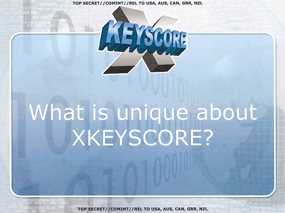 Screenshot einer bei netzpolitik gespiegelten Präsentation zu XKeyscore