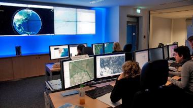 Das zum DLR gehörende Zentrum für satellitengestützte Kriseninformation beliefert auch die Bundespolizei mit Satellitenbildern.